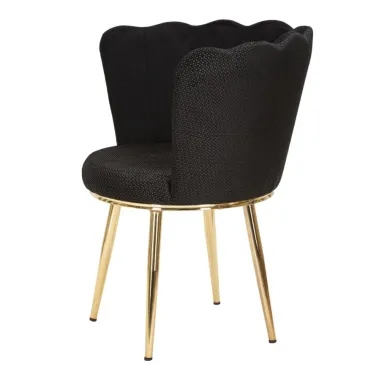 Fotel MINDY Czarny 70x63x83 cm